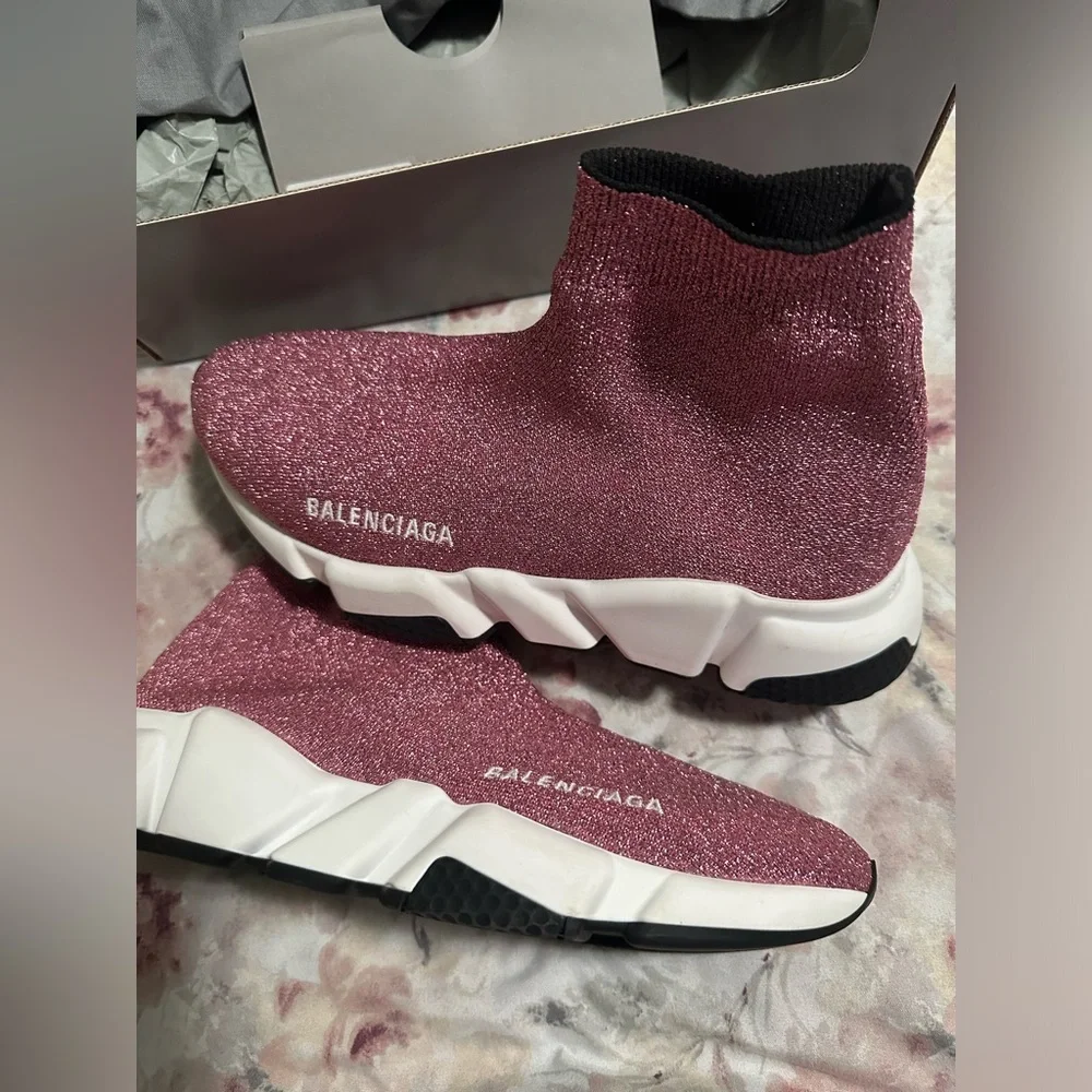 Authentic- Balenciaga Sock Sneakers - Picture 3 of 4